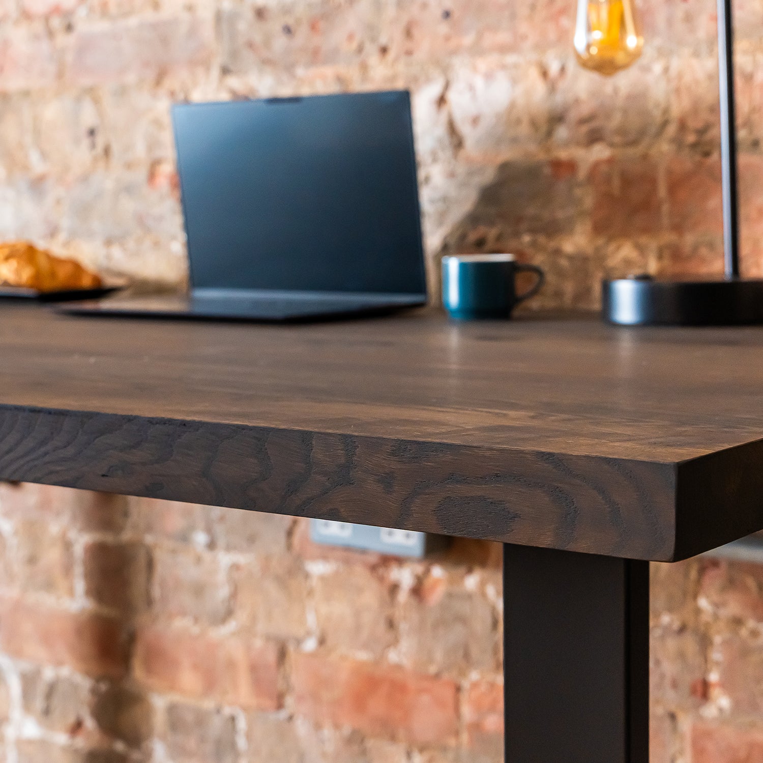 Black Wood Desk