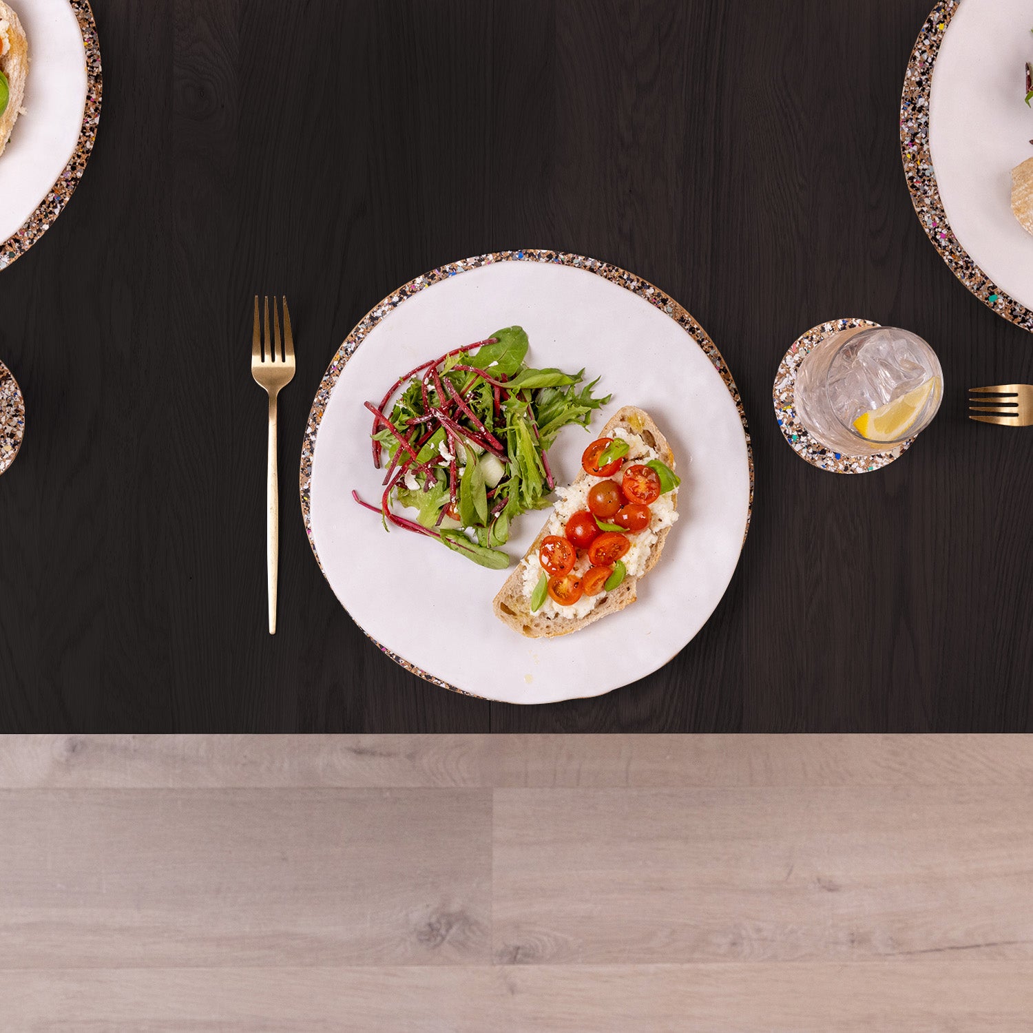 Extendable Dining Table - Black Oak