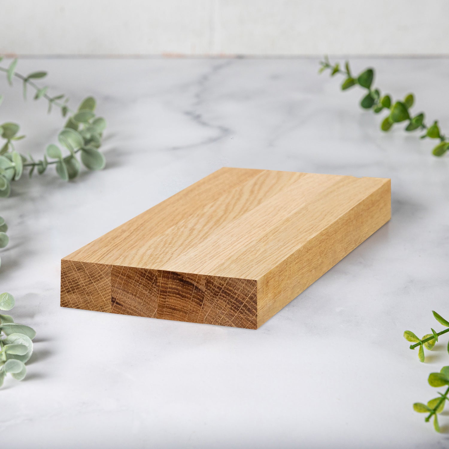 Full Stave Oak Wood Sample 200mm X 150mm X 30mm - 40mm Stave