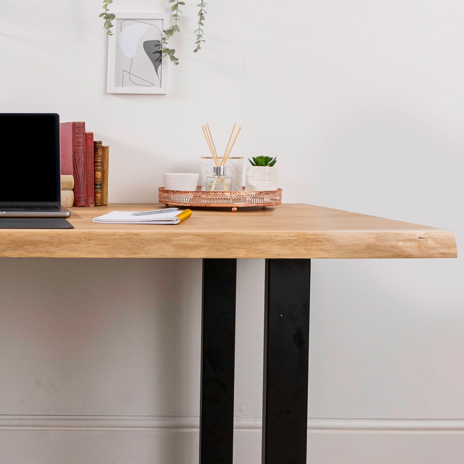 Live Edge Wooden Desk