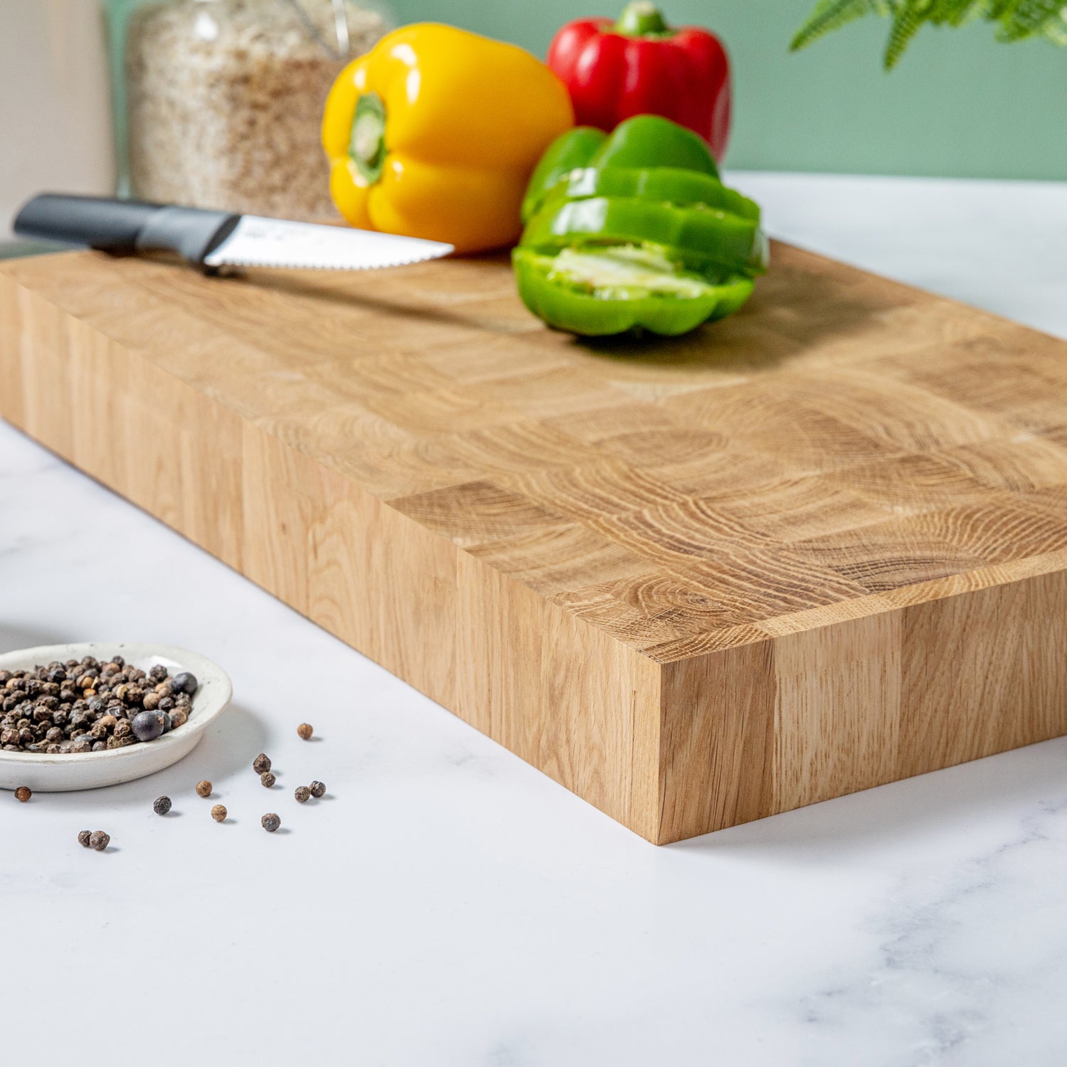 Solid Oak End Grain Chopping Board