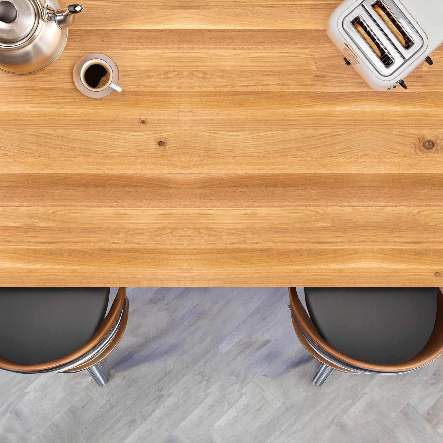 Oak Full Stave Worktop (40mm Stave)