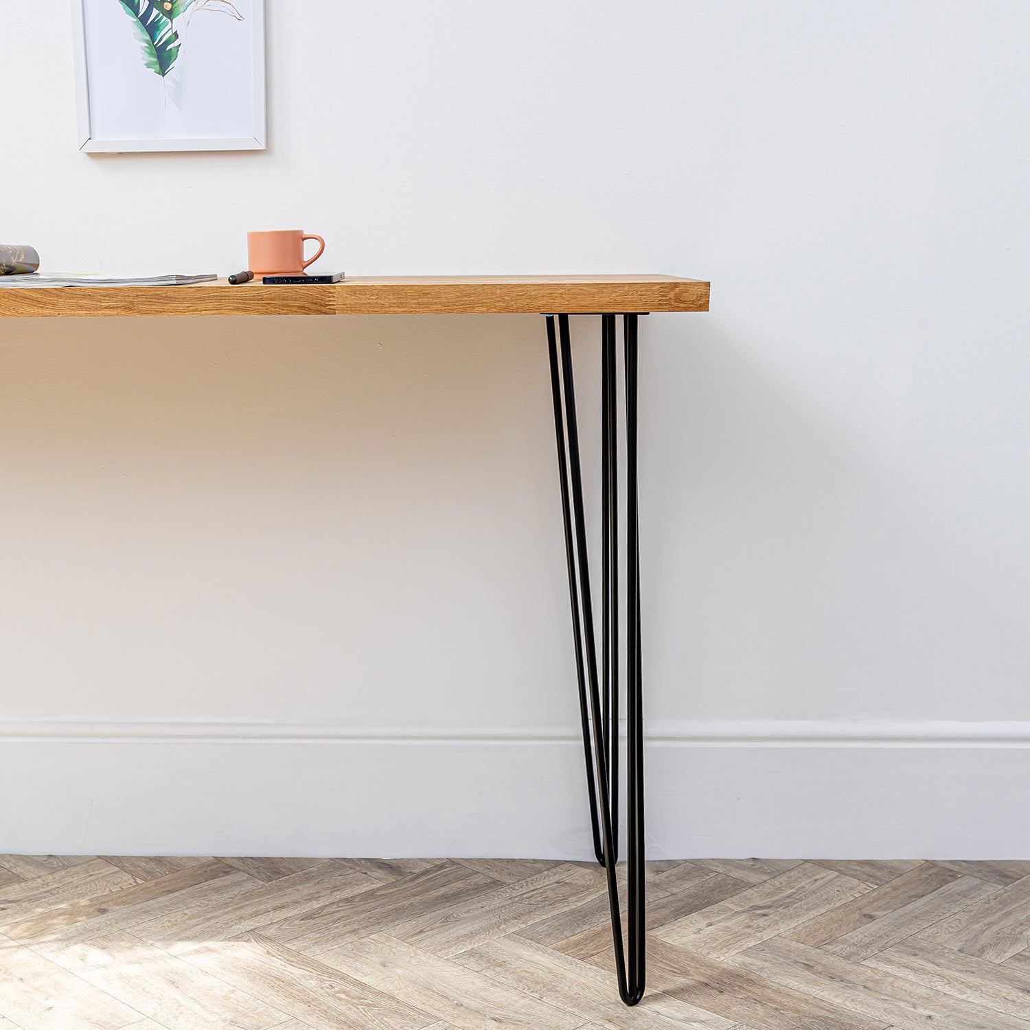 Oak Wooden Desk - 27mm thick desk