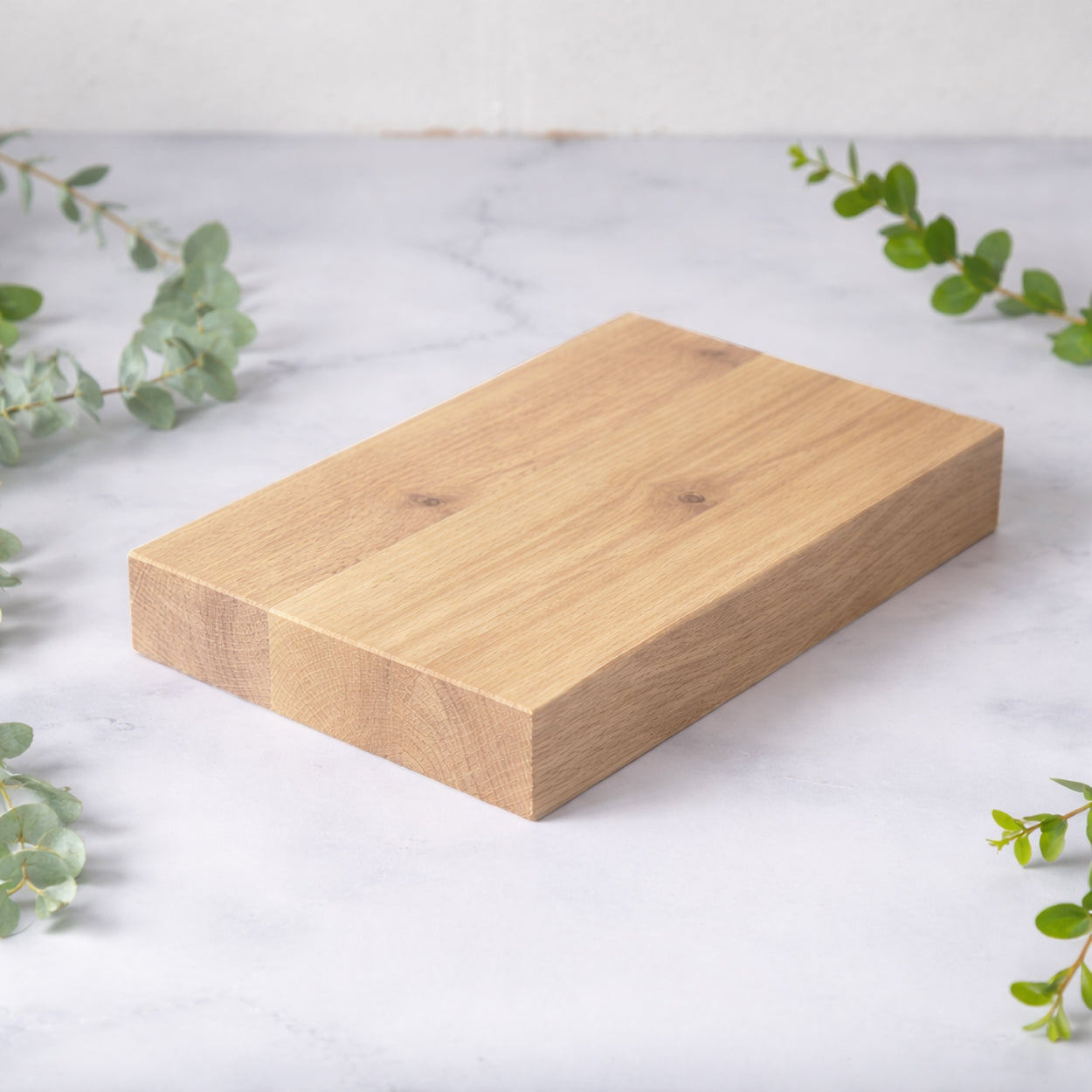 Premium Oak Natural (Light Oak) Finish Wood Sample 200mm x 150mm x 40mm