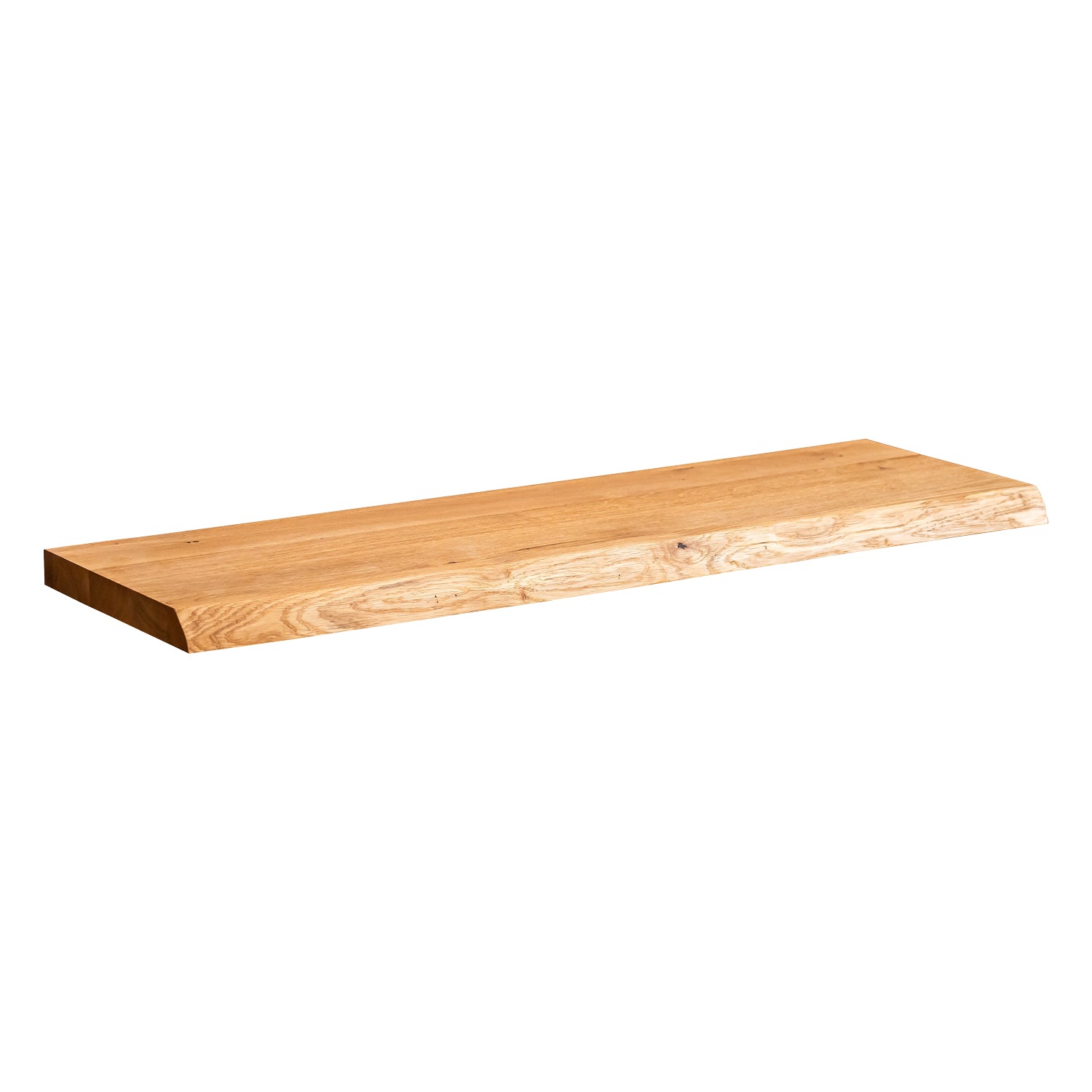 Premium Solid Oak Live Edge Wood Benchtop