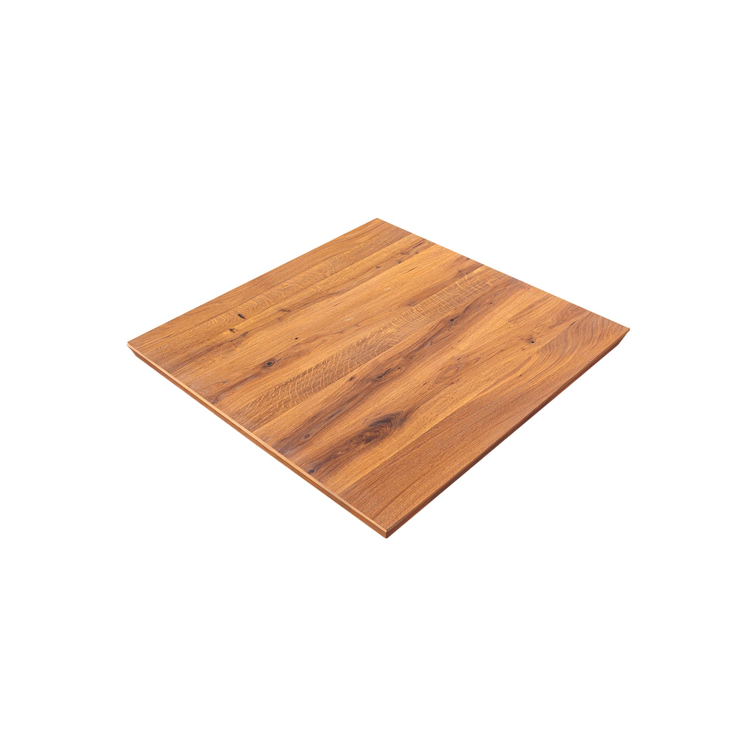 Premium Solid Oak Small Dining Tabletop - Antique Bronze