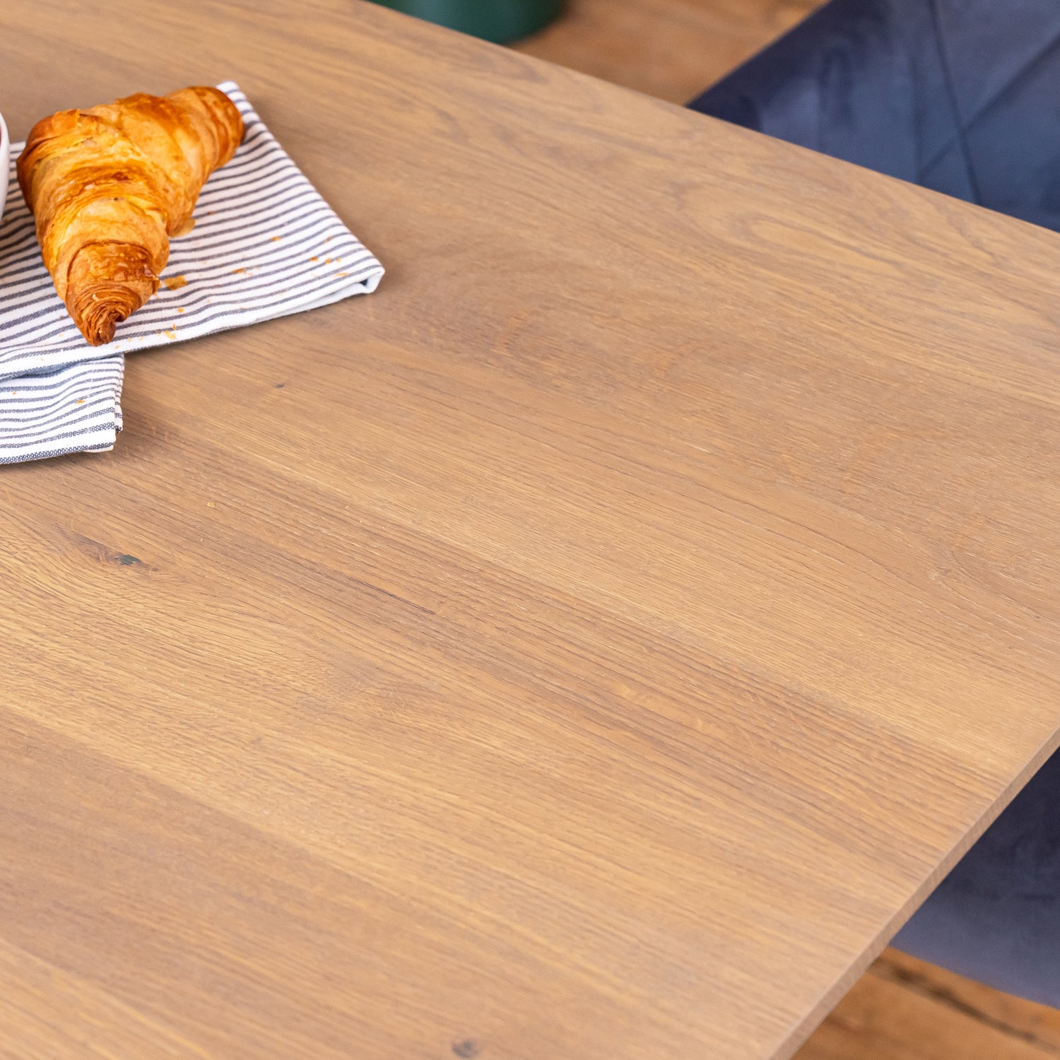 Premium Solid Oak Small Dining Tabletop - Natural Oak