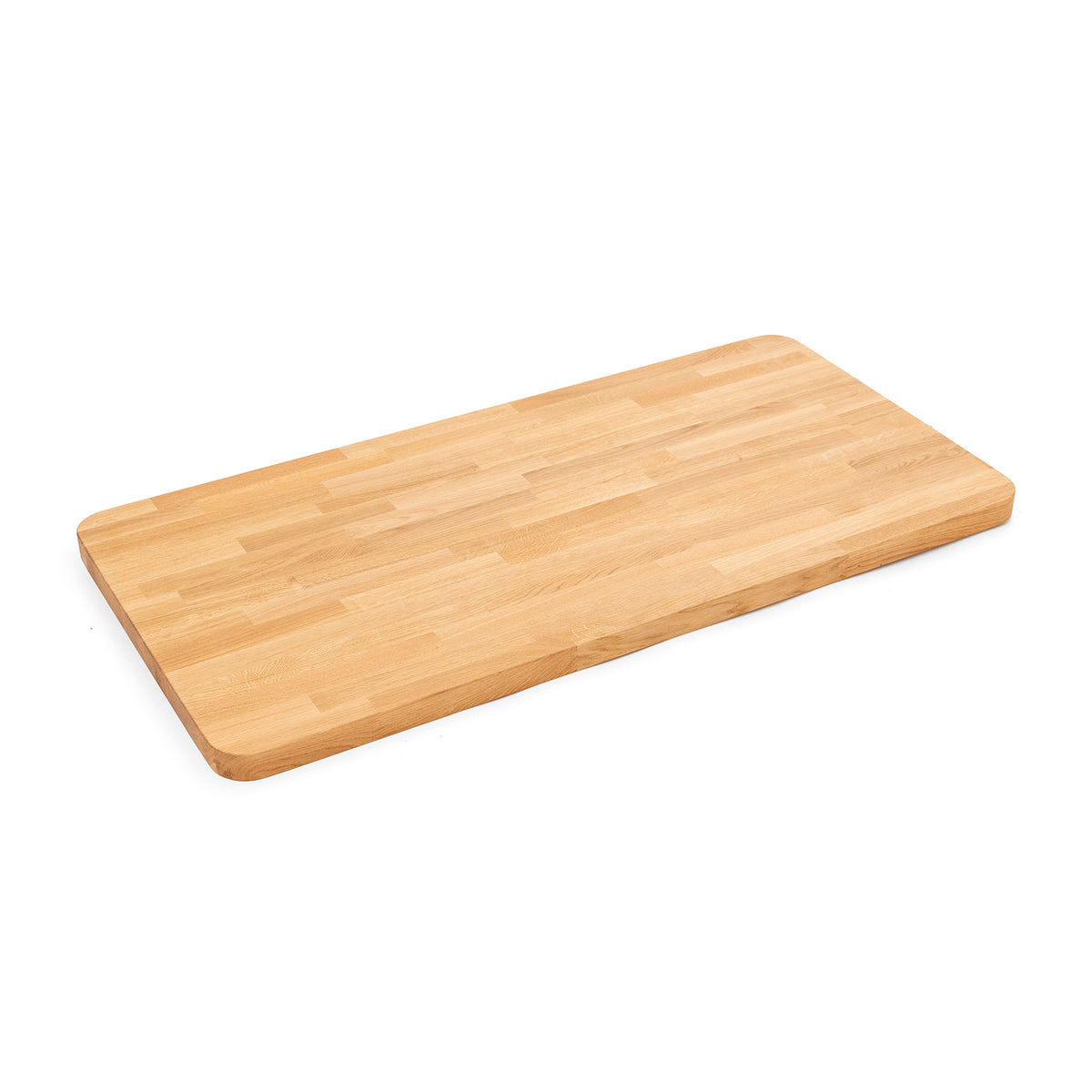 Prime Oak Solid Wood Rounded Desktop