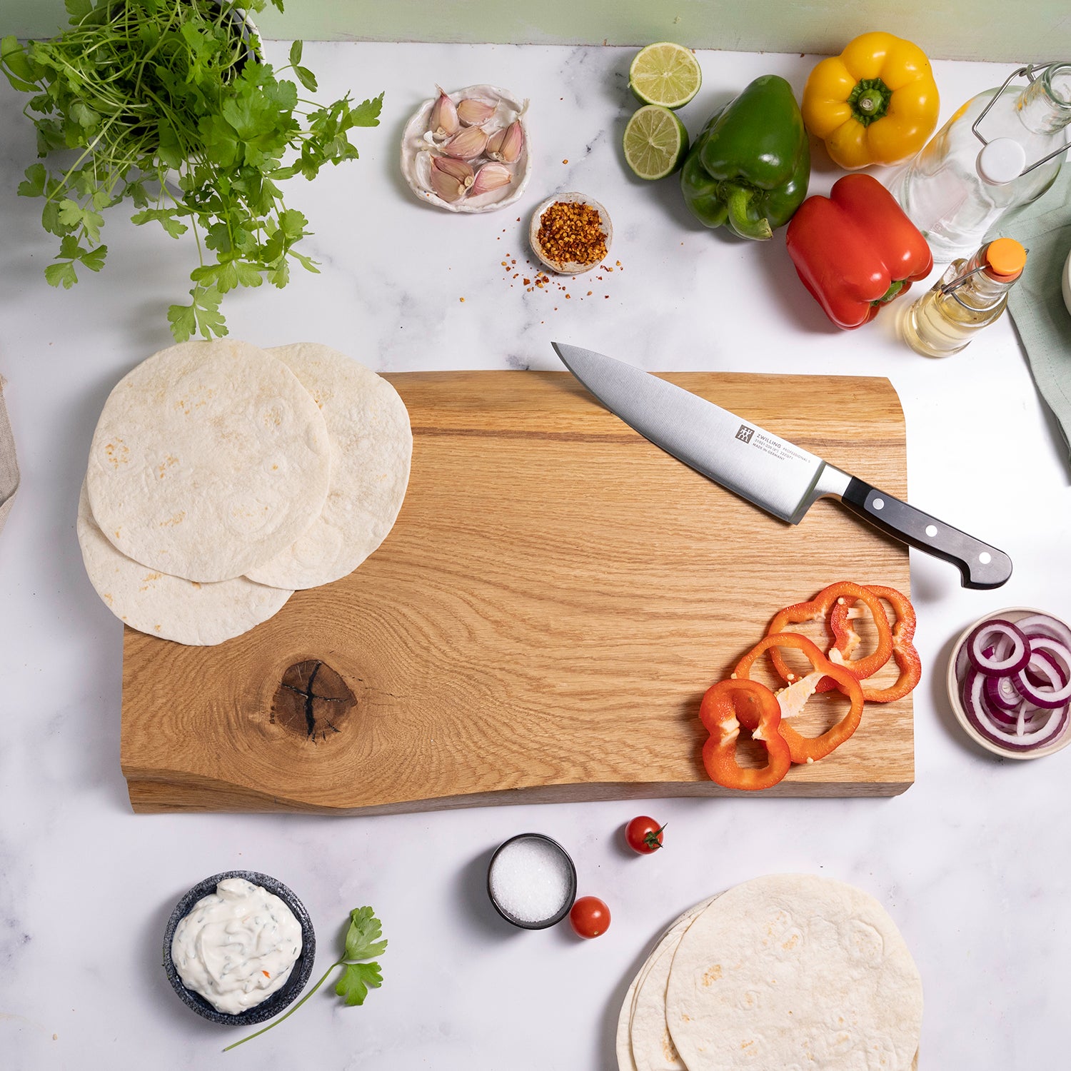 Rustic Oak Wooden Chopping Board