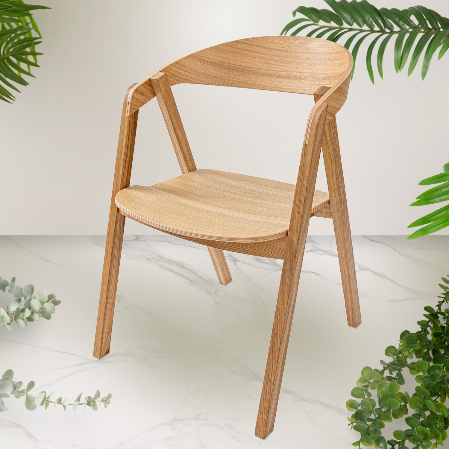 Solid Oak Dining Chair