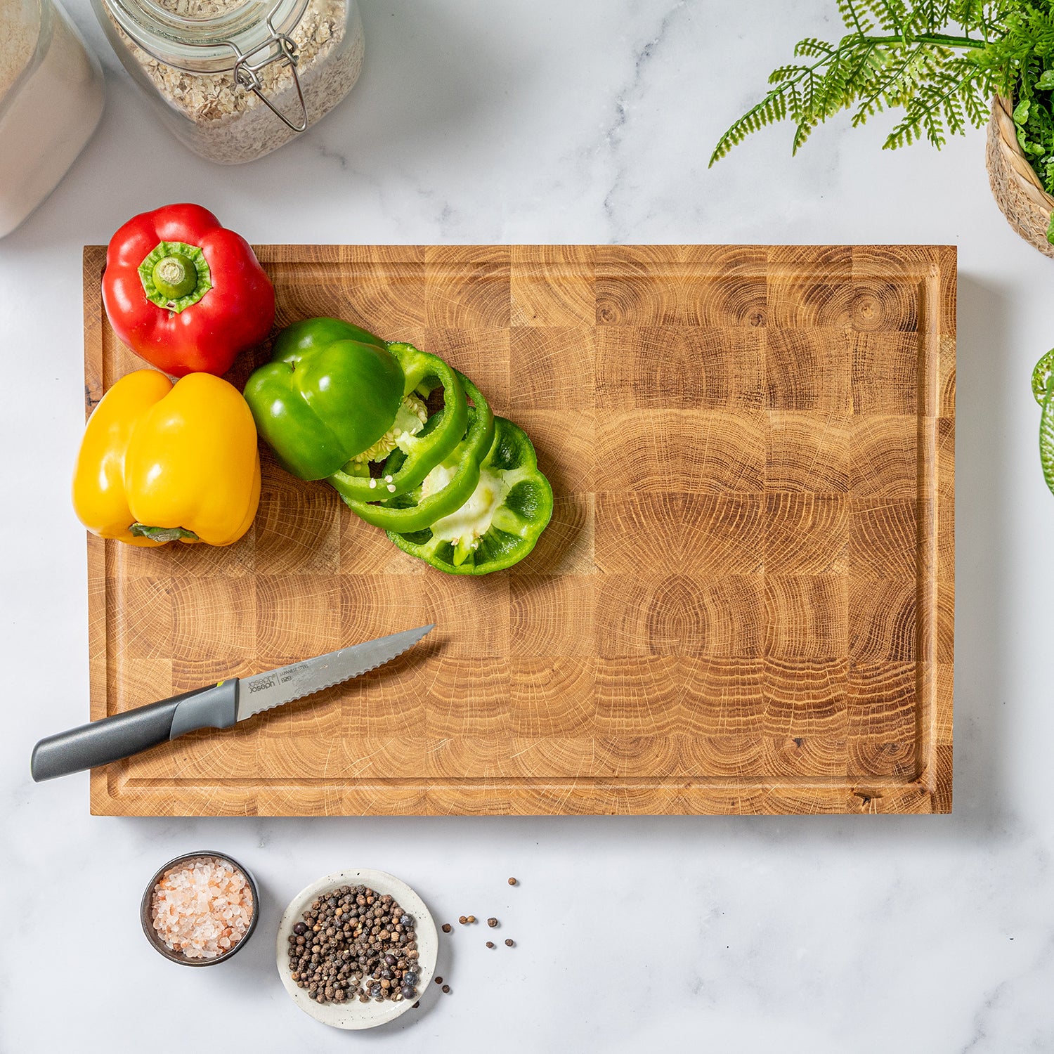Solid Oak End Grain Chopping Board