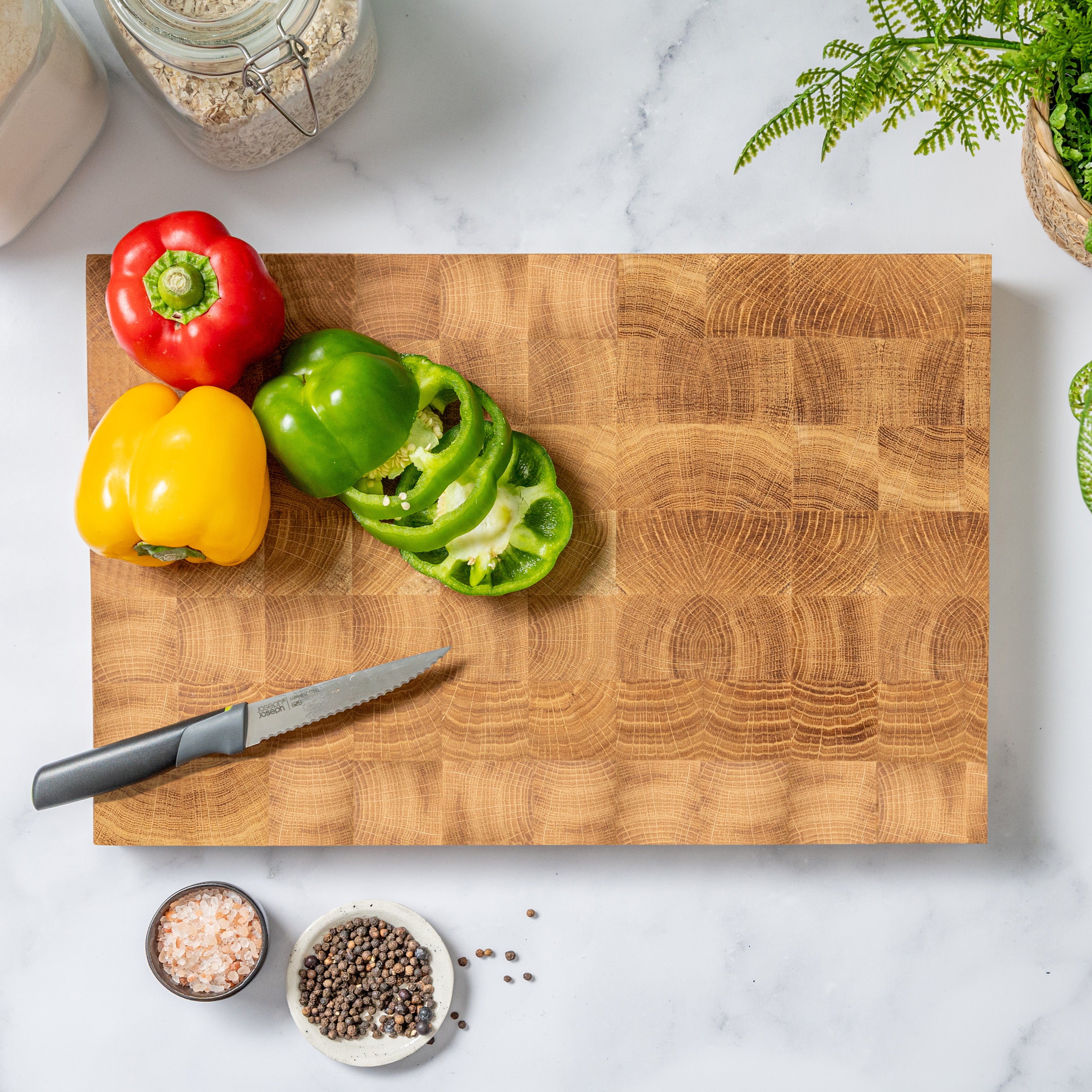 Solid Oak End Grain Chopping Board