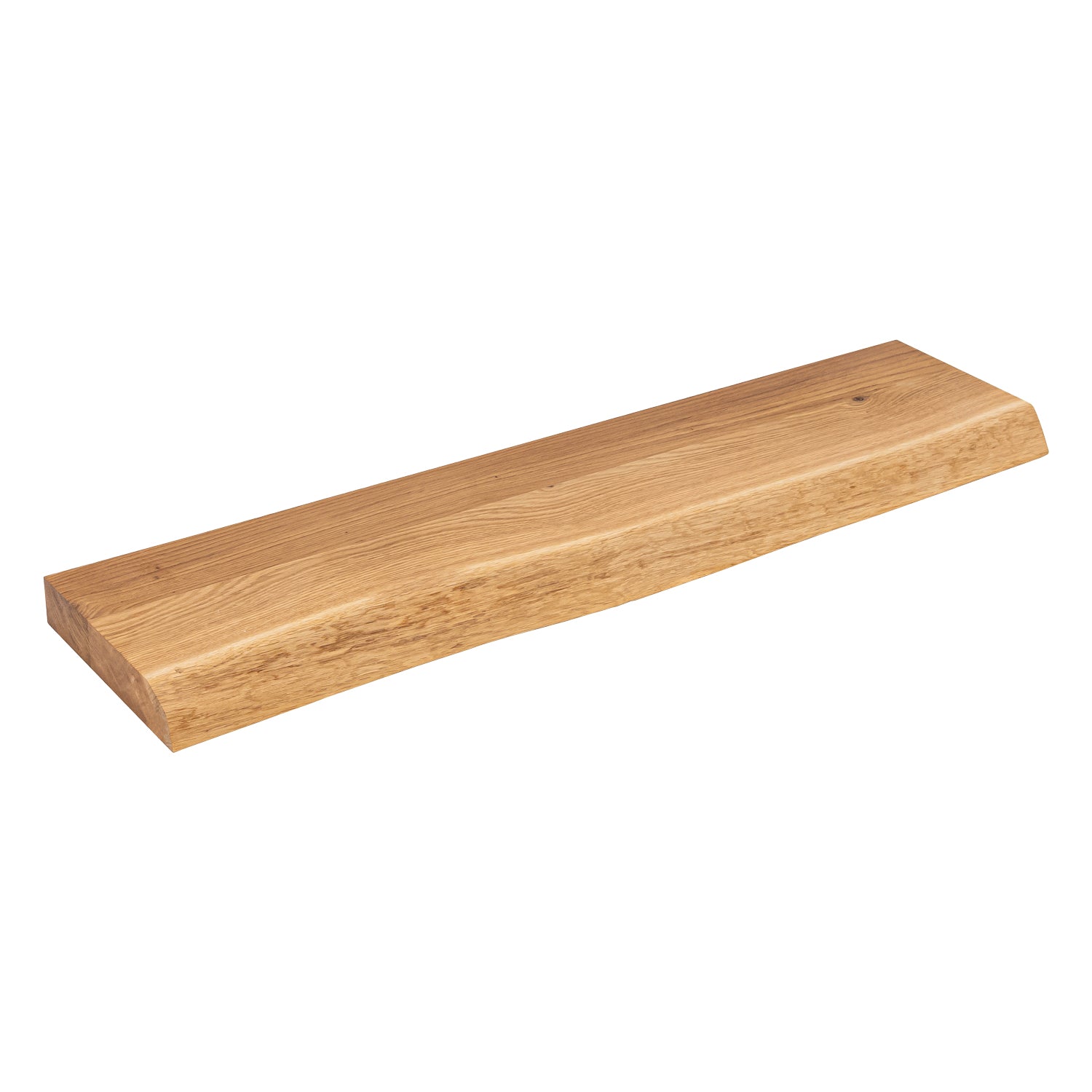 Solid Oak Live Edge Shelf 40mm thick