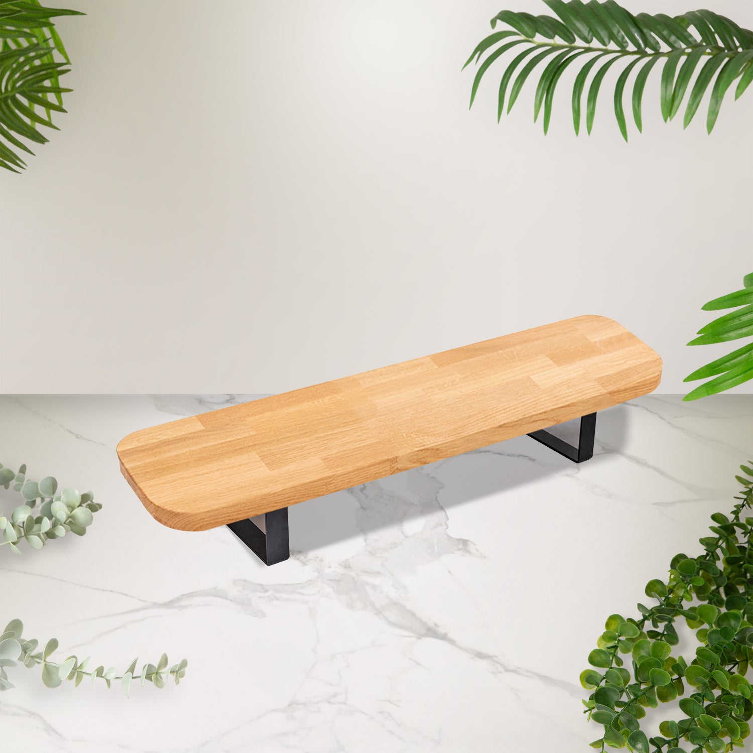 Solid Prime Oak Desk Shelf / Riser