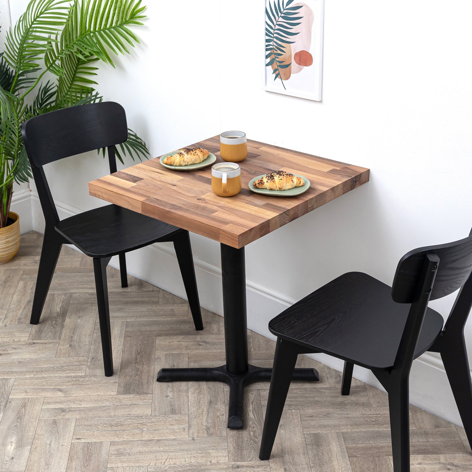 Solid Walnut Bistro Table | 600mm x 600mm