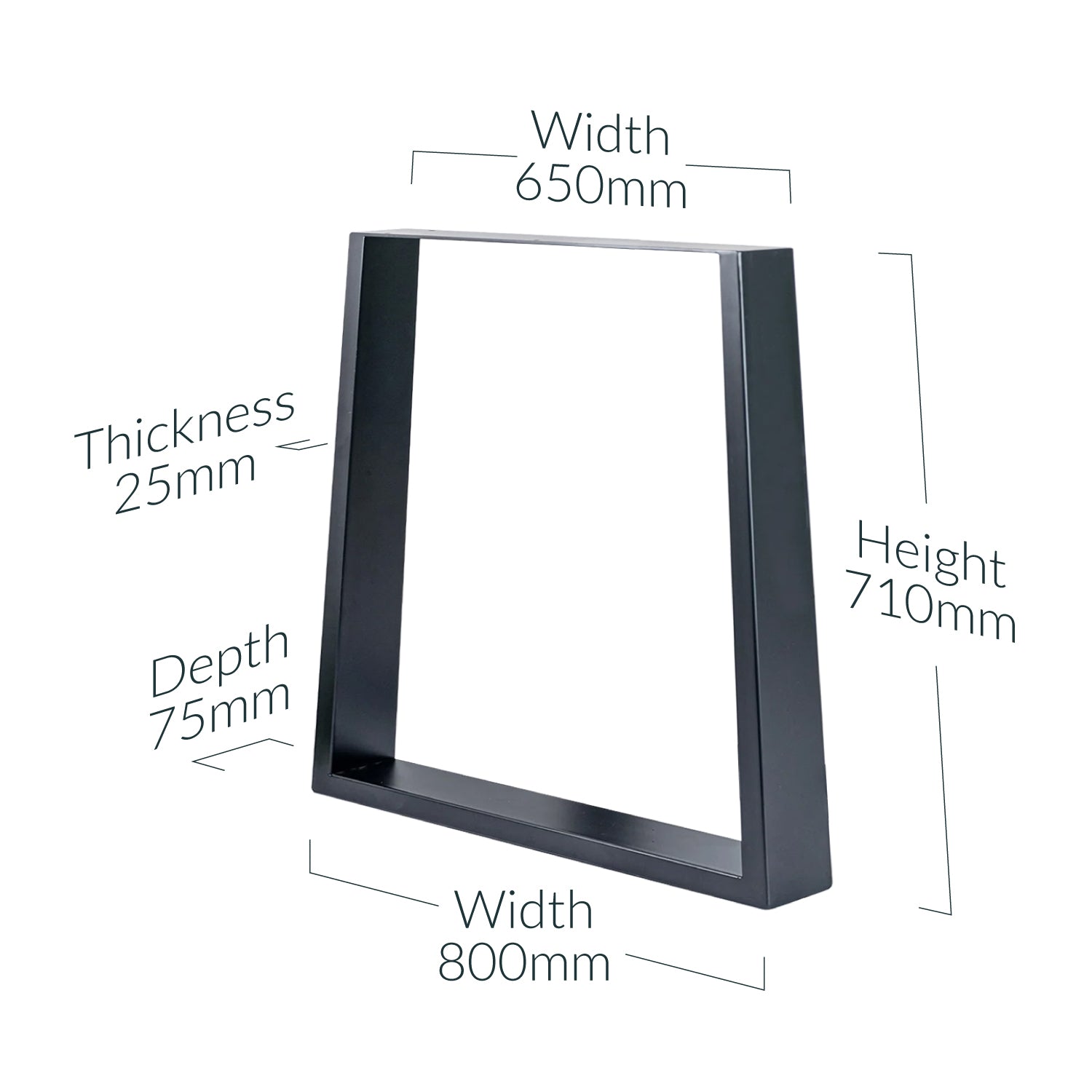 Trapezium Table Legs