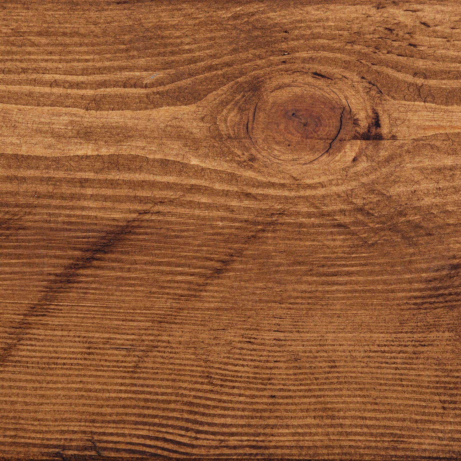 Tudor Oak Wood Wall Shelf with Black Shelf Brackets