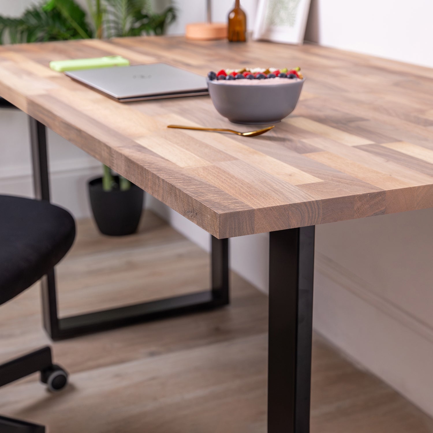 Walnut Solid Wood Desktop (Sanded)