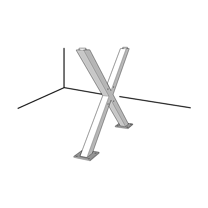 Wood tops with spider-style central leg assembly guide step 1