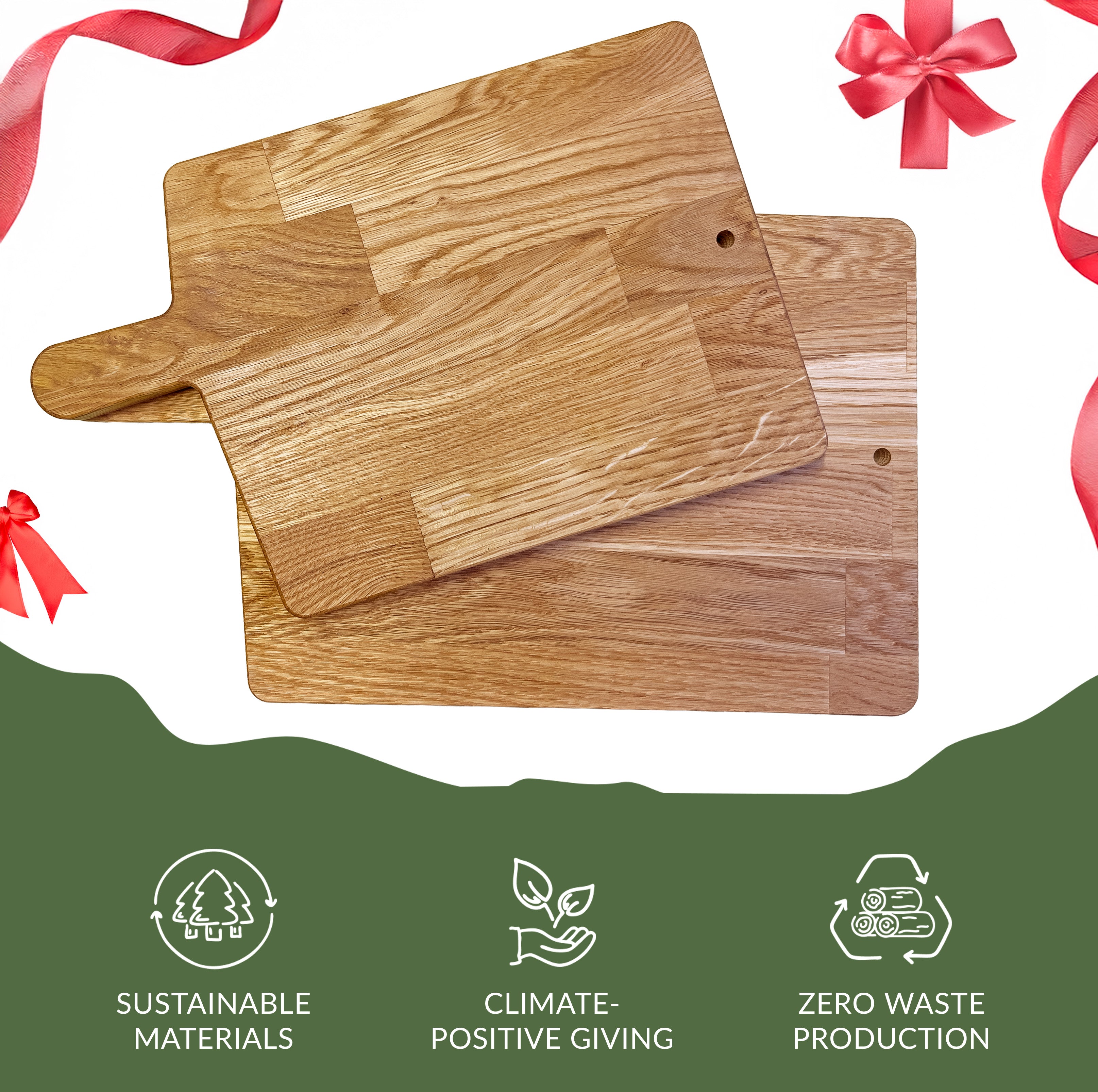 Wooden Paddle Chopping Board Gift Set
