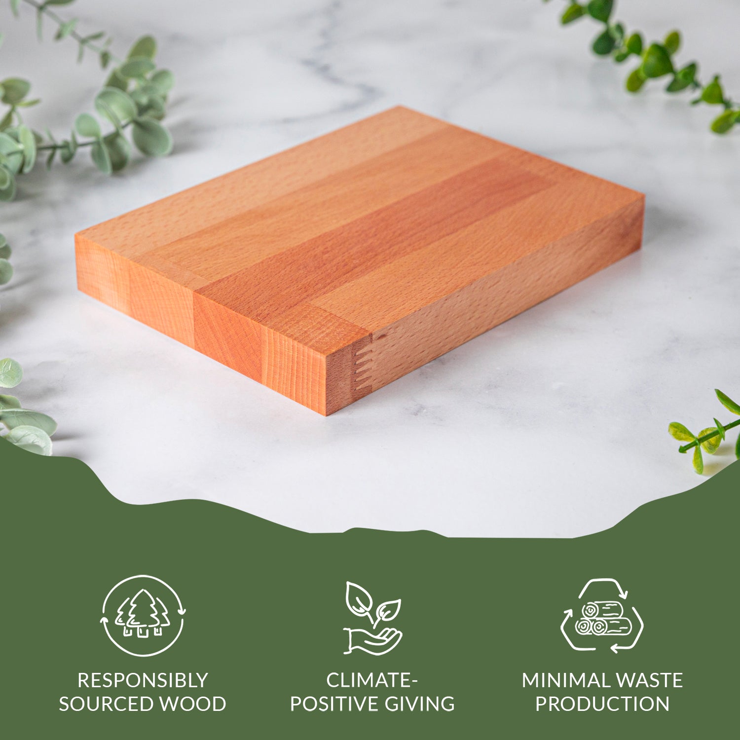 Beech Wood Sample 200mm X 150mm X 27mm