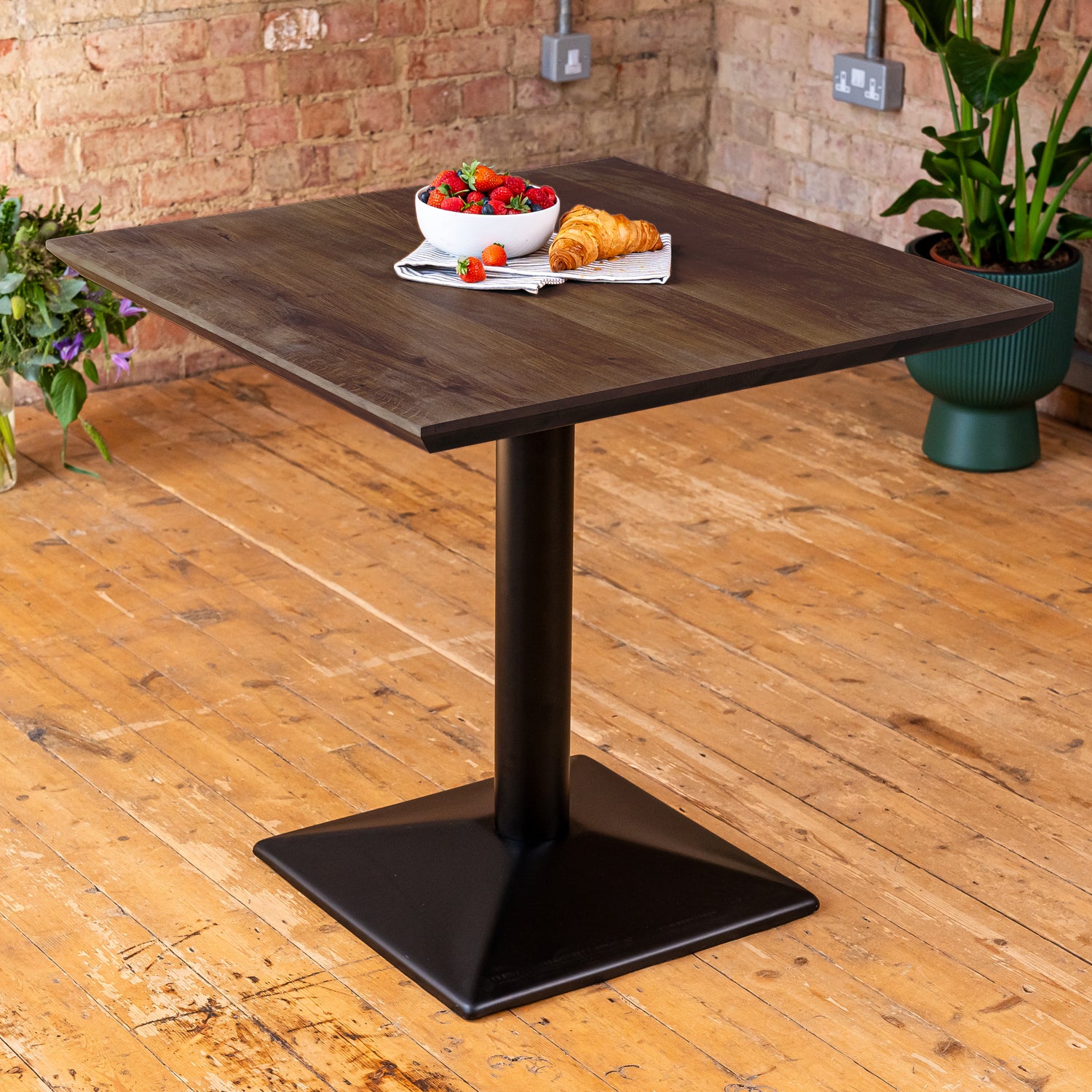 Black Wood Cafe Tabletop