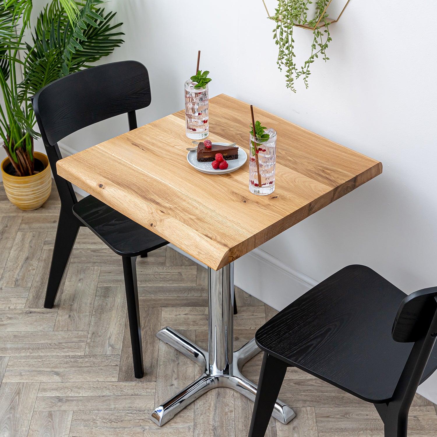 Chrome 4 Leg Table Base 720 x 430 mm