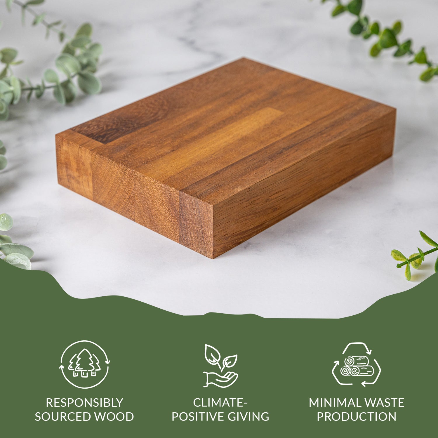 Iroko Wood Sample 200mm X 150mm X 40mm