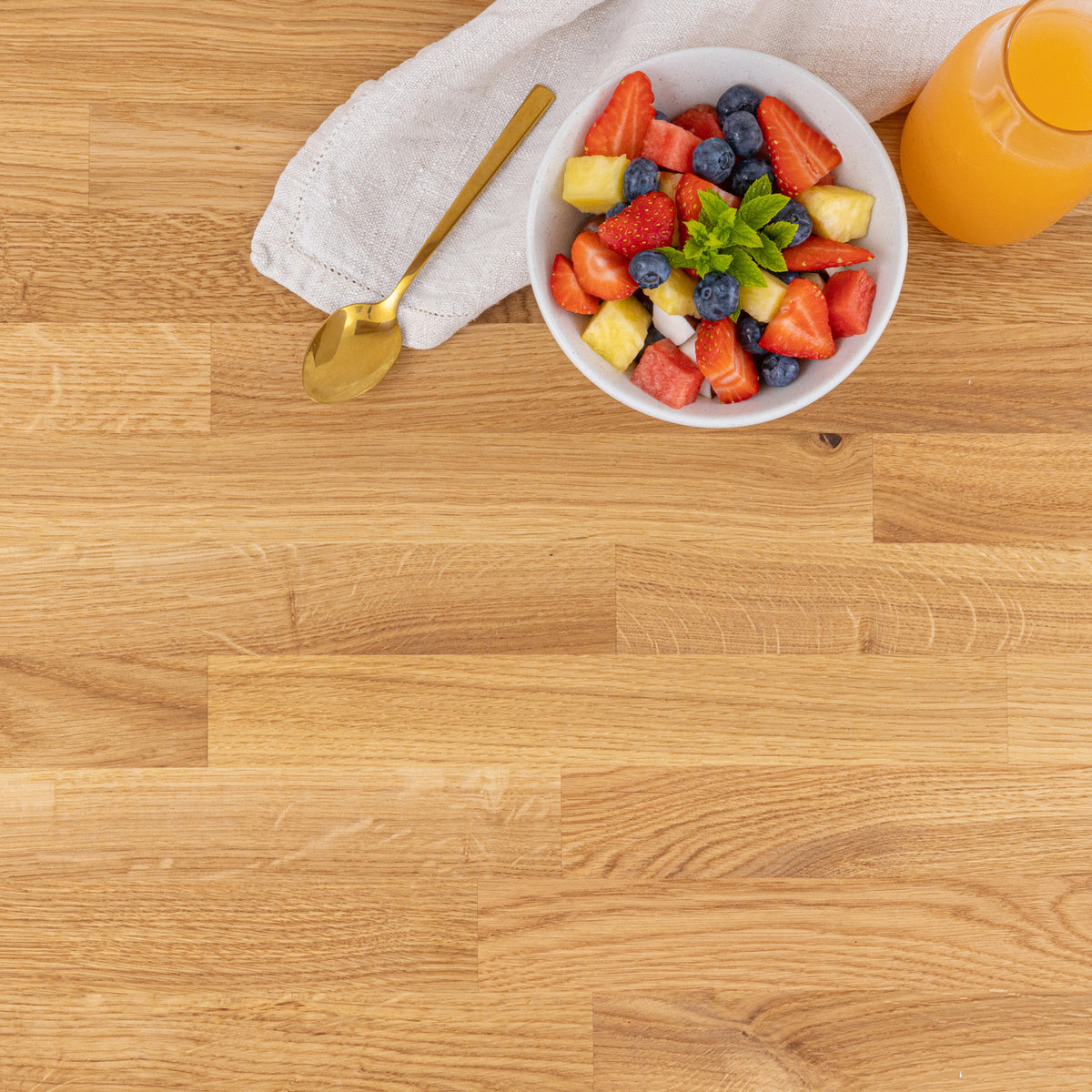Kitchen Worktop Stand Solid Oak Worktop Upstand 3M x 80mm x 18mm