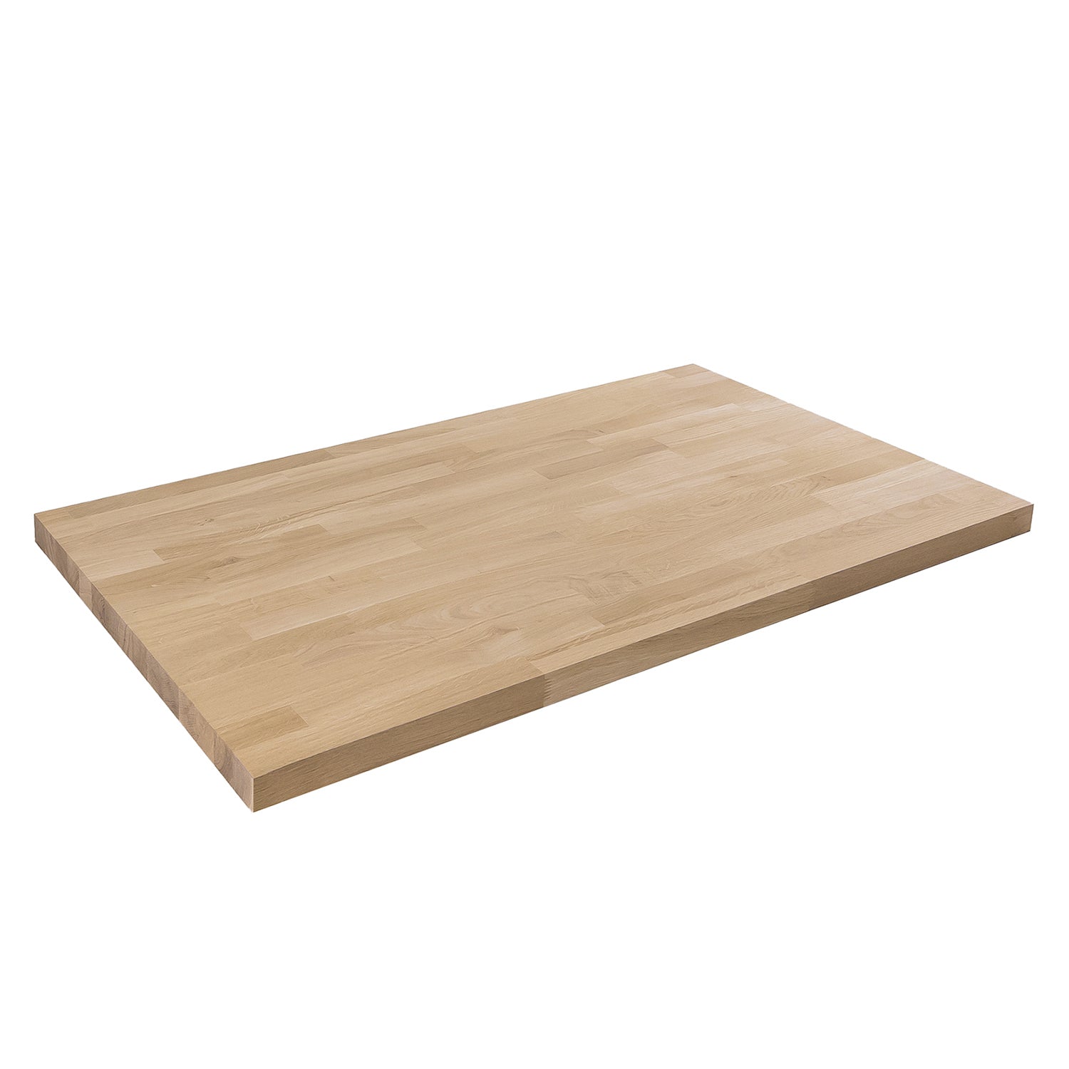 Oak Solid Wood Desktop - 40mm thick (Sanded)