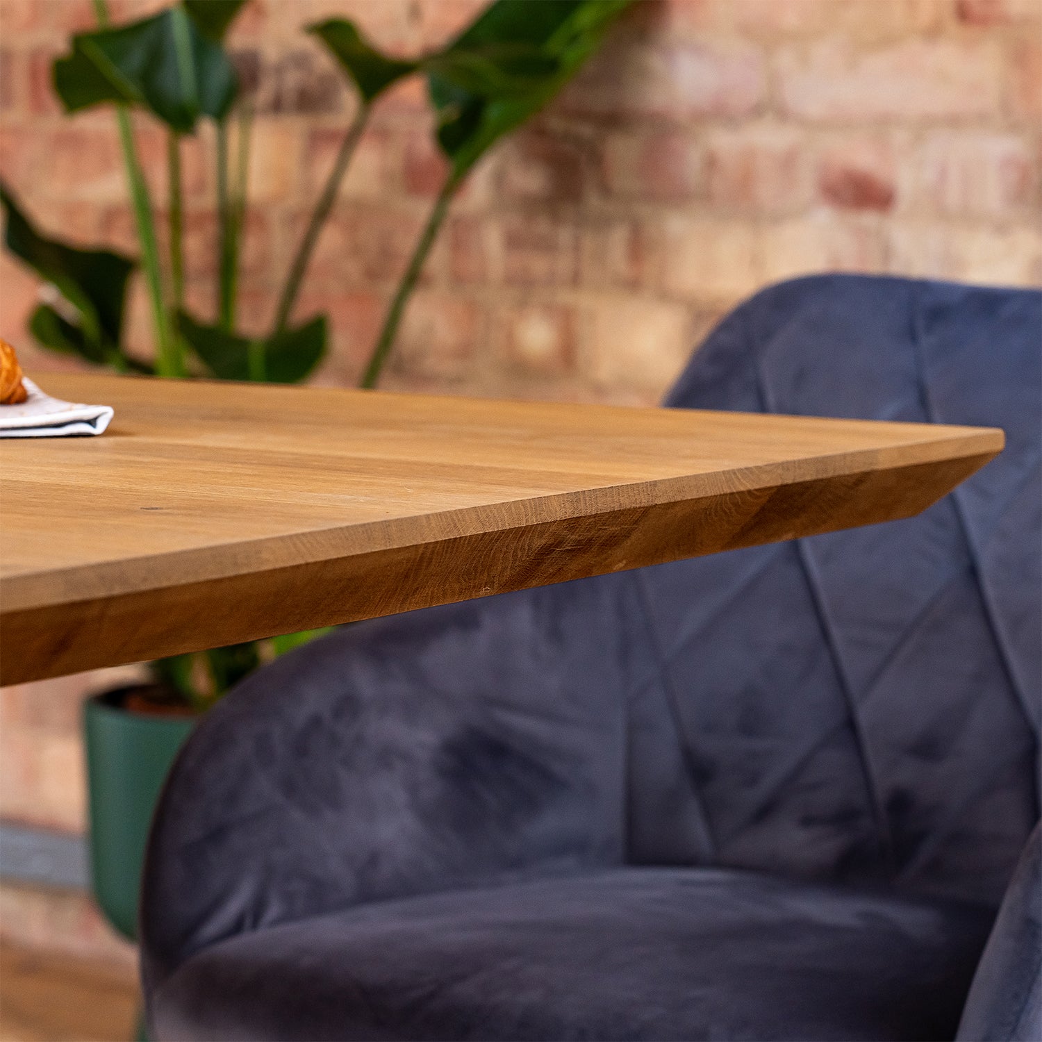 Oak Wood Cafe Table