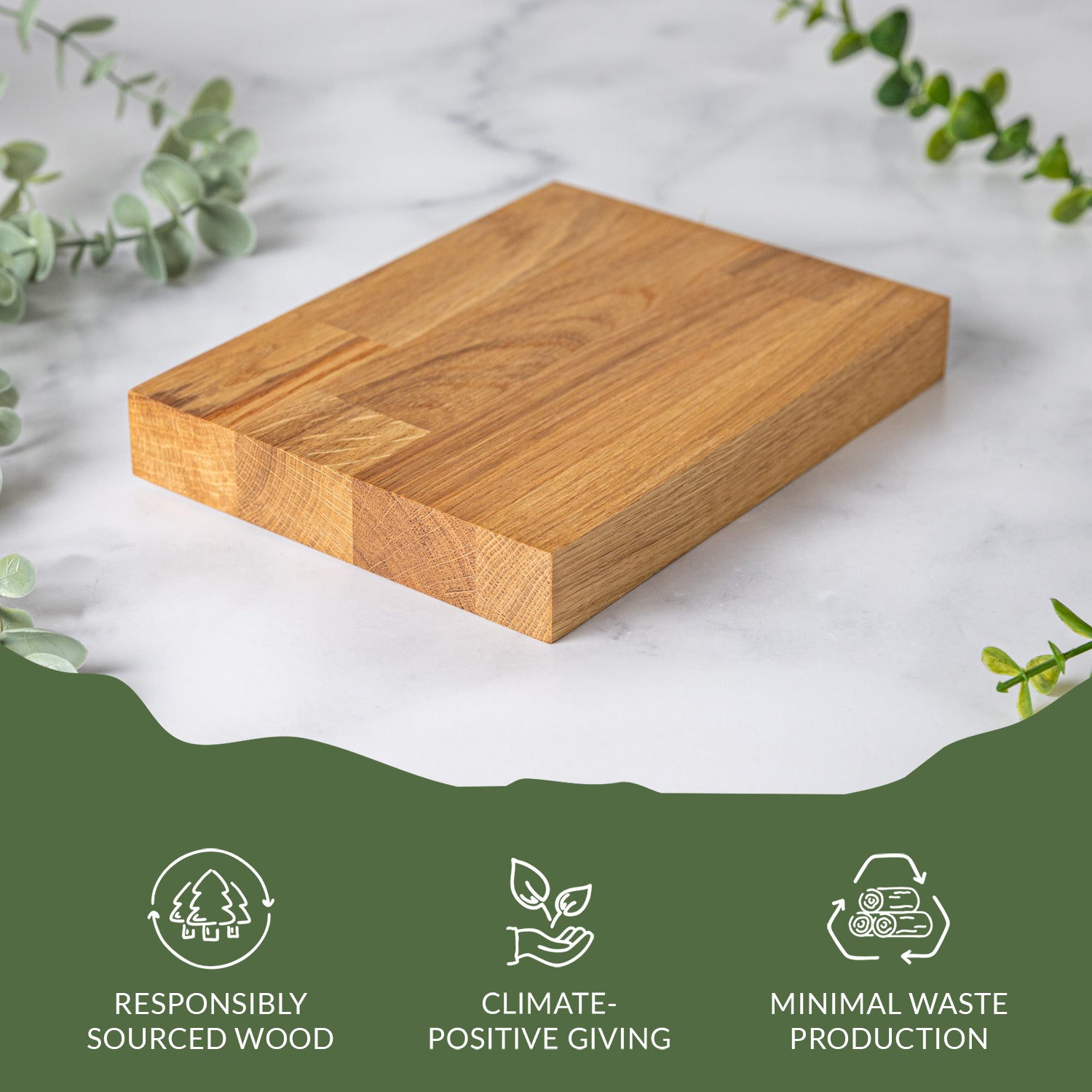 Oak Wood Sample 200mm X 150mm X 27mm