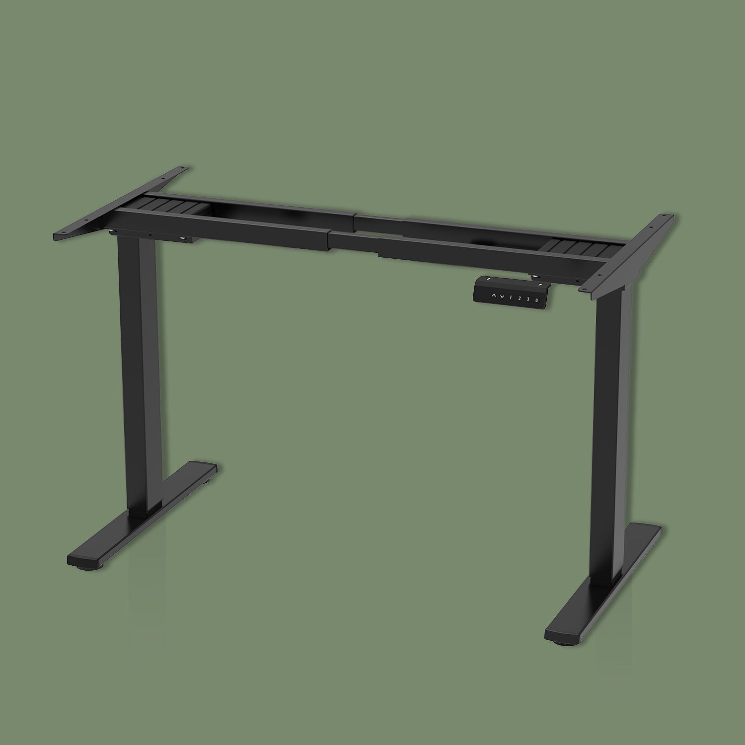 Premium Dual Motor Black Standing Desk domli d2