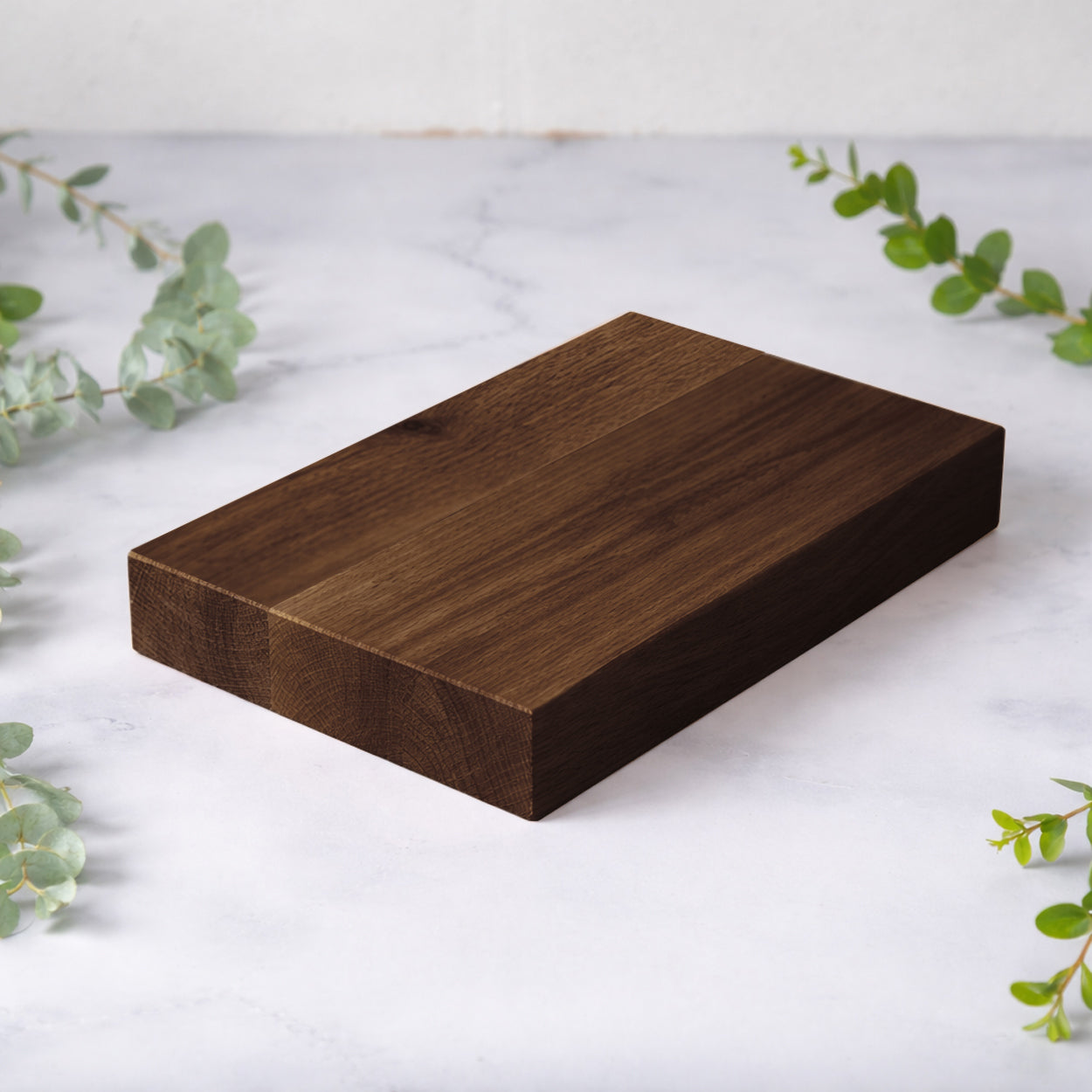 Premium Oak Charcoal Finish Wood Sample 200mm x 150mm x 40mm