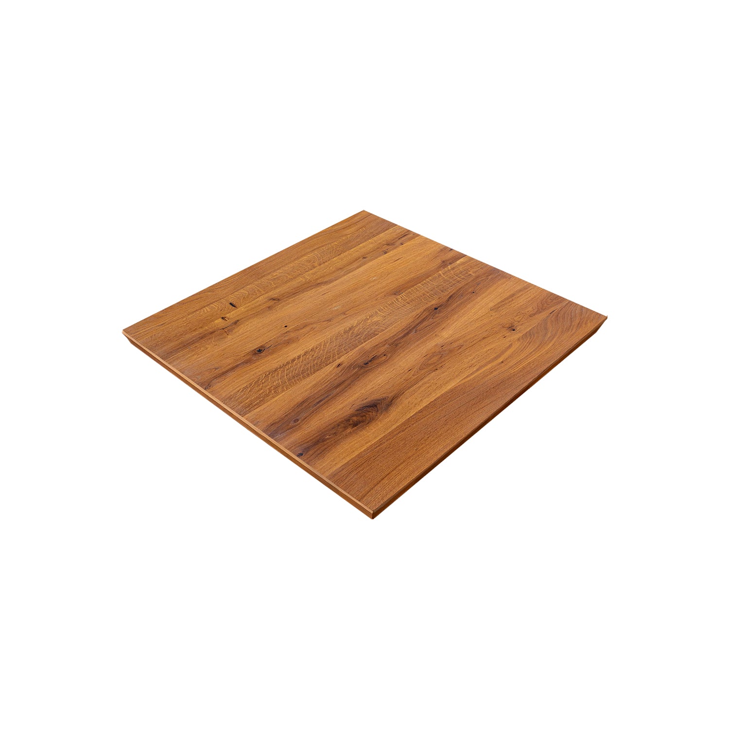 Premium Solid Oak Small Dining Tabletop - Antique Bronze