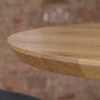 Premium solid oak round dining table in pure finish video