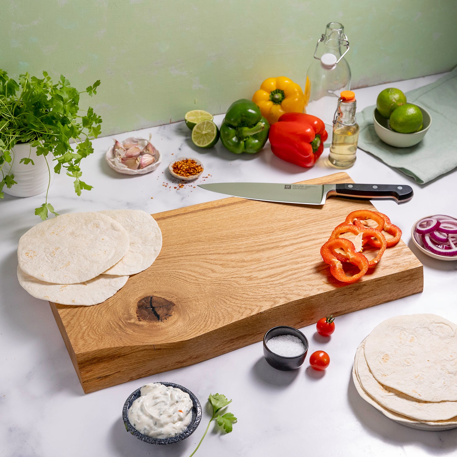 Rustic Oak Wooden Chopping Board