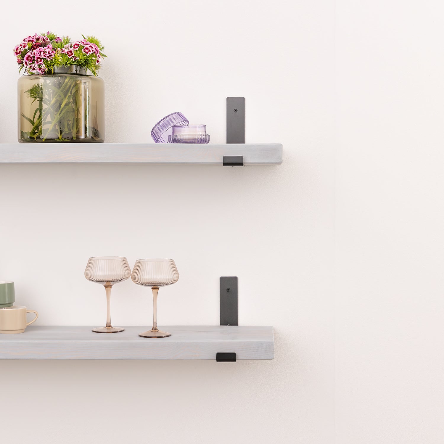 Rustic Shelf - Silver White