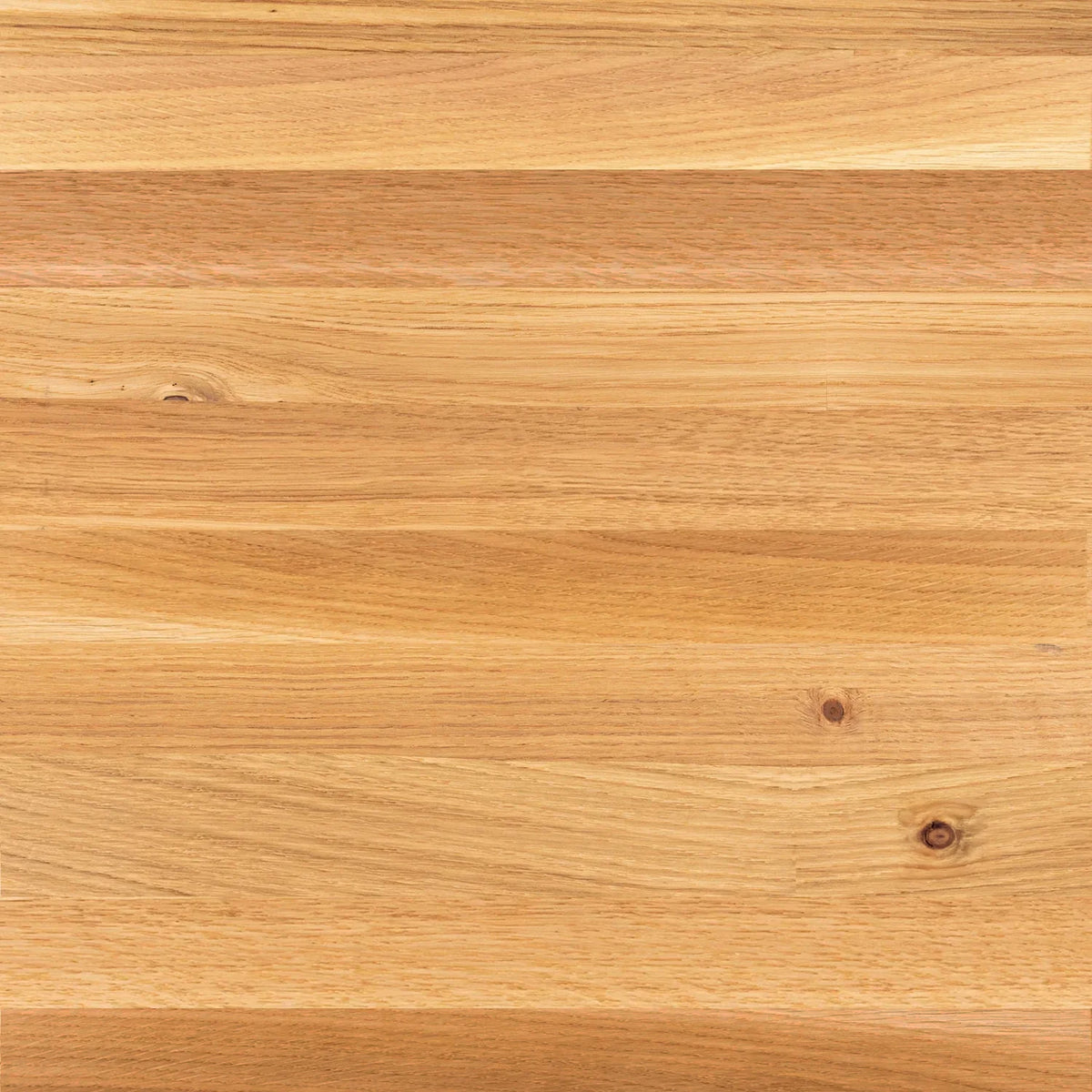Light natural full stave oak wood grain surface with visible knots and horizontal wood texture, filling the frame.
