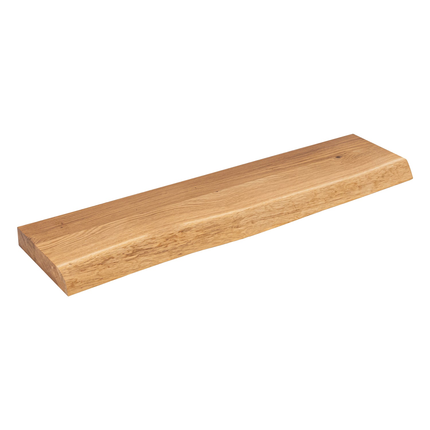 Solid Oak Live Edge Shelf - 40mm thick