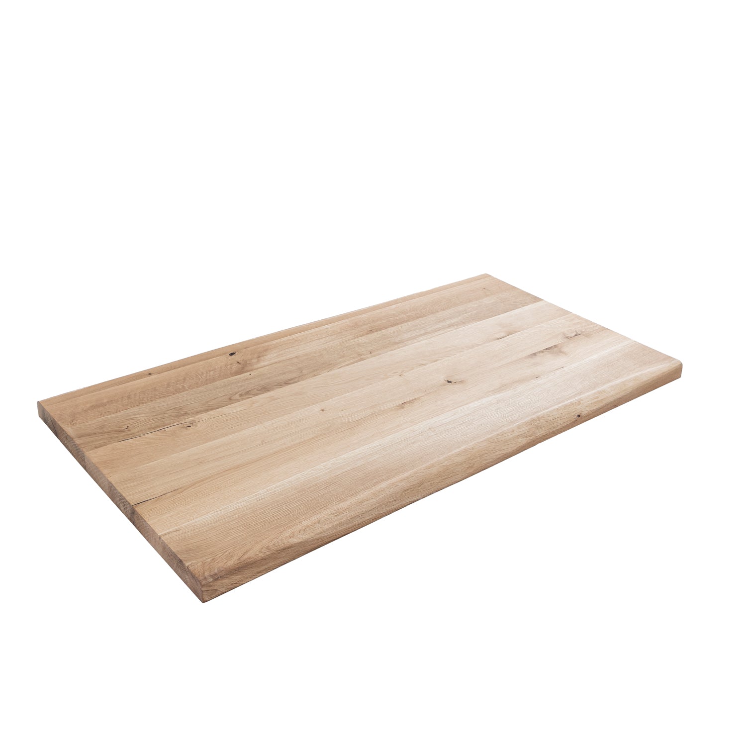 Solid Oak Live Edge Tabletop (Sanded)
