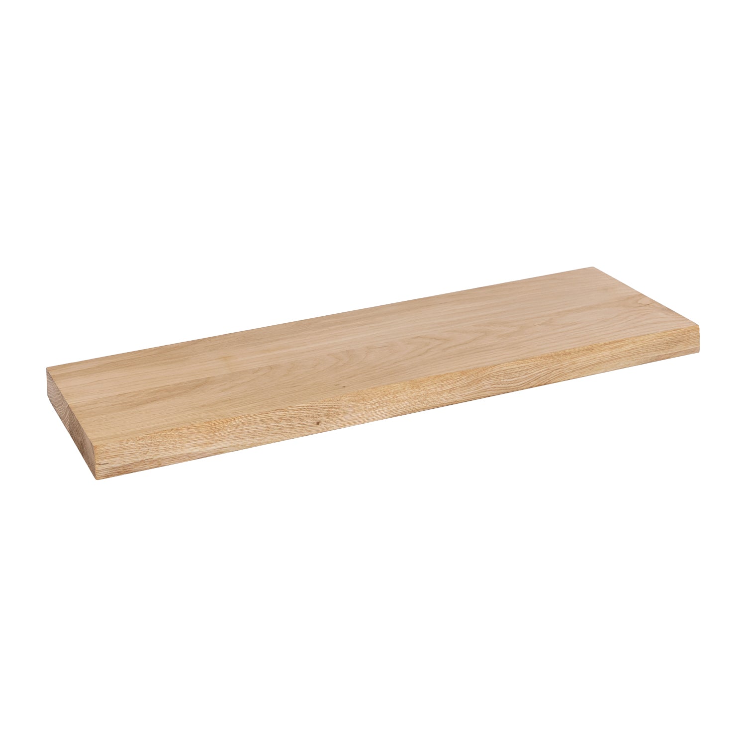 Solid Oak Waney Edge Shelf - 40mm thick