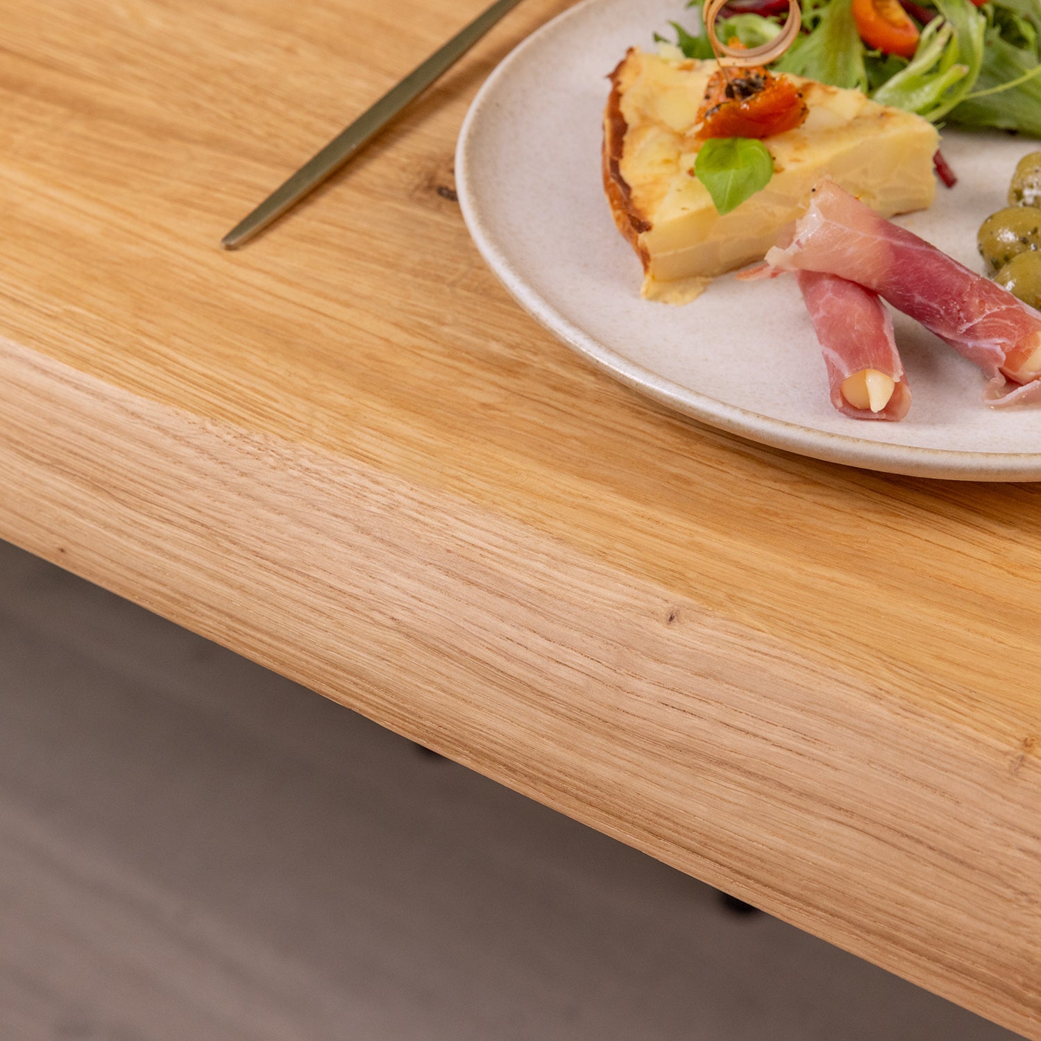 Solid Oak Waney Edge Tabletop