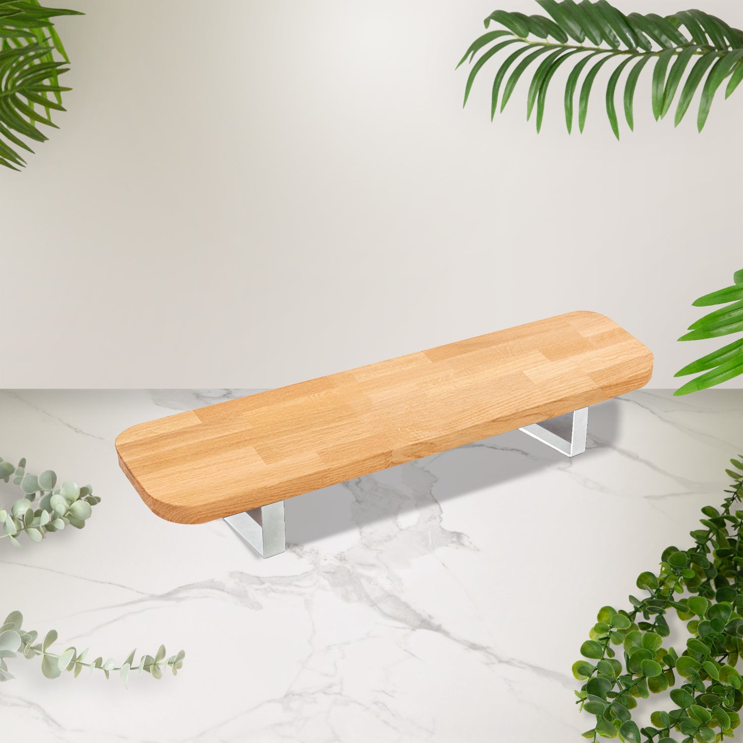 Solid Prime Oak Desk Shelf / Riser