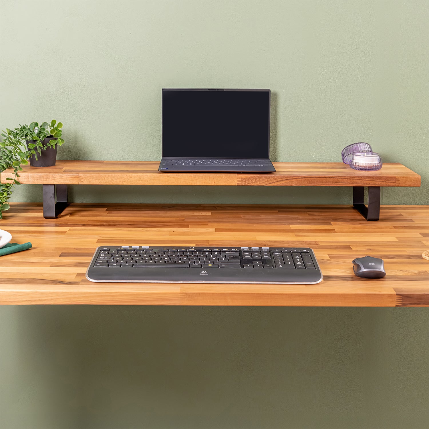 Solid Walnut Desk Shelf / Riser