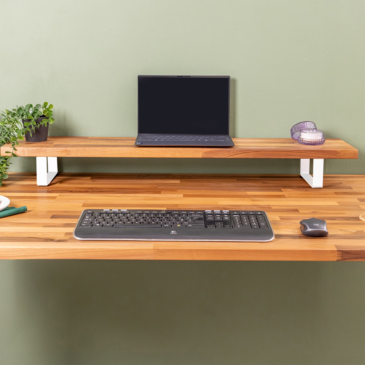 Solid Walnut Desk Shelf / Riser