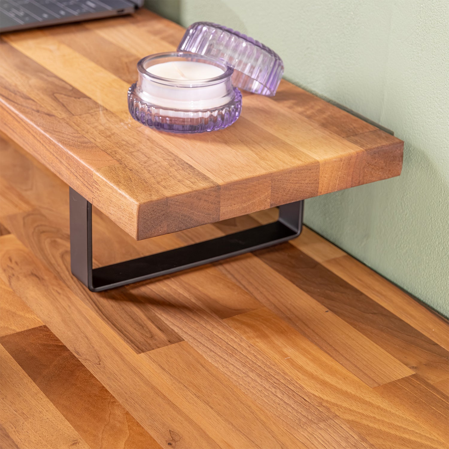 Solid Walnut Desk Shelf / Riser