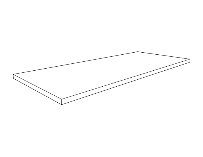 Outline of a worktop.