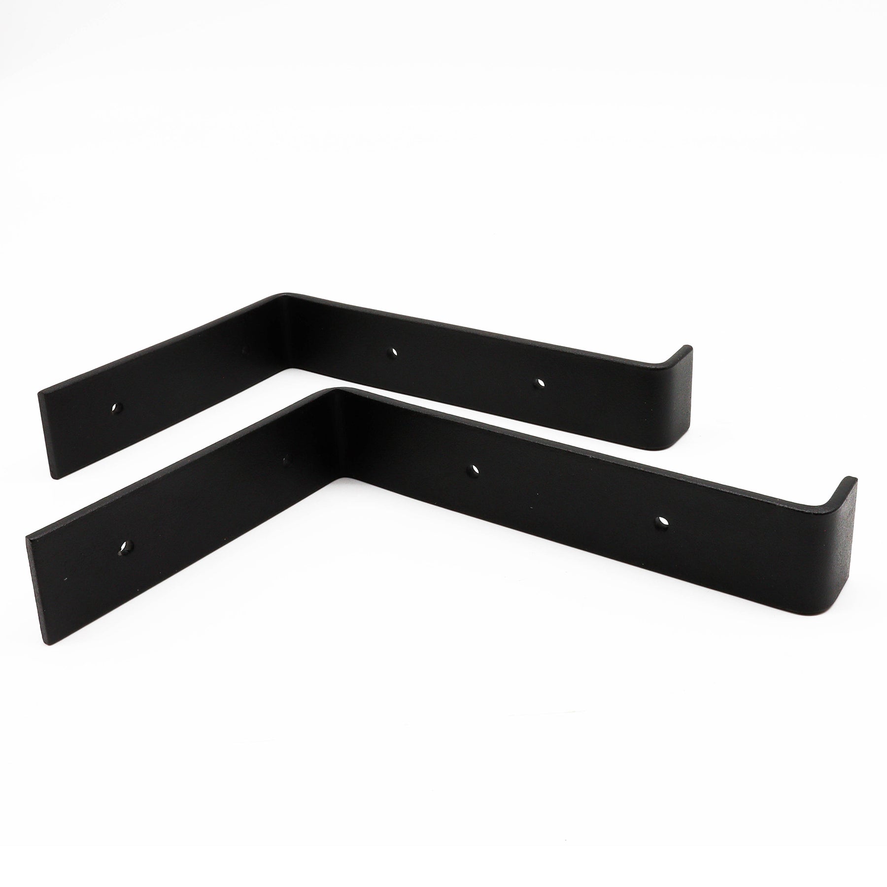 Black DownStyle Scaffolding Brackets for 200mm depth shelves (Pair)